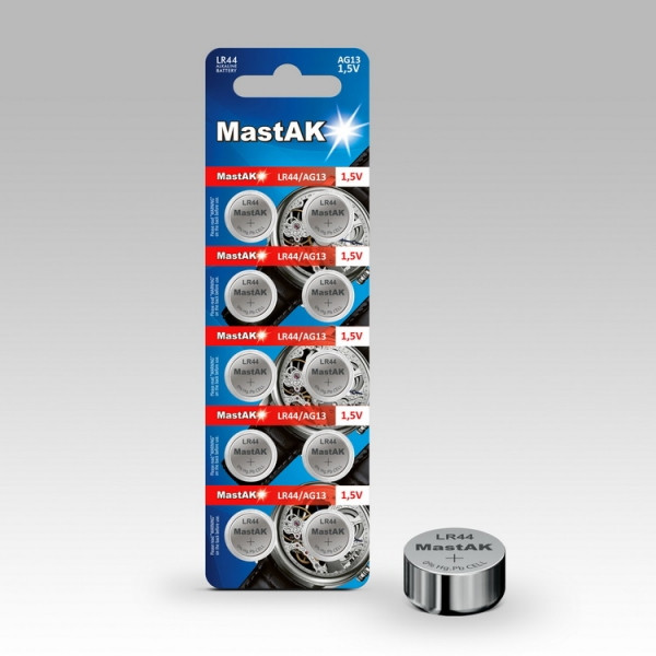 Алкалінова батарейка для слухових апаратів G13 Mastak