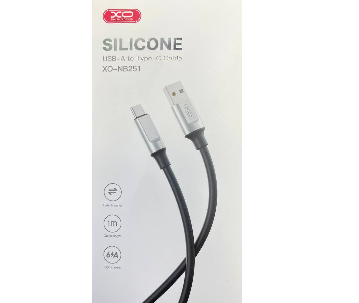 Кабель USB XO NB251 USB-C Quick Charge, фото 1