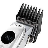 Машинка для стрижки волосся 6 насадок  Adler AD 2831 з дисплеєм, фото 6