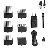 Машинка для стрижки волосся 6 насадок  Adler AD 2831 з дисплеєм, фото 7