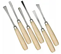 Набір стамески фігурні 6 штук VOREL-25700