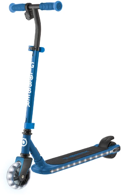 Електросамокат GLOBBER серії E-MOTION 6 синій, з підсвіткою, 50кг, 6+, 2 колеса (756-100)