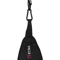 Атлетичні підвісні петлі Береша M-02 AB straps handle Ezous стропи на турнік для спини та преса, фото 4