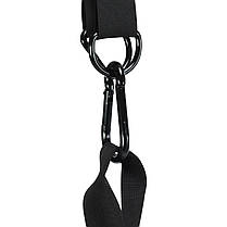 Атлетичні підвісні петлі Береша M-02 AB straps handle Ezous стропи на турнік для спини та преса, фото 5