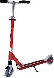 Самокат GLOBBER серії FLOW ELEMENT COMFORT LIGHTS, червоний, колеса з підсвіткою 100кг 5+ (727-102)