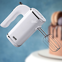 Ручний міксер DSP 200 Вт із режимом турбо та 5 швидкостями KM-2008 Білий