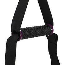 Атлетичні підвісні петлі Береша M-01 AB straps handle Ezous стропи на турнік для спини та преса, фото 5