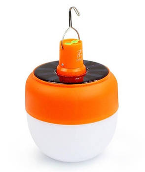Кемпінговий ліхтар лампа акумуляторна з сонячною батареєю Energy saving lamp Vkstar Lf-1526 75Вт, фото 1
