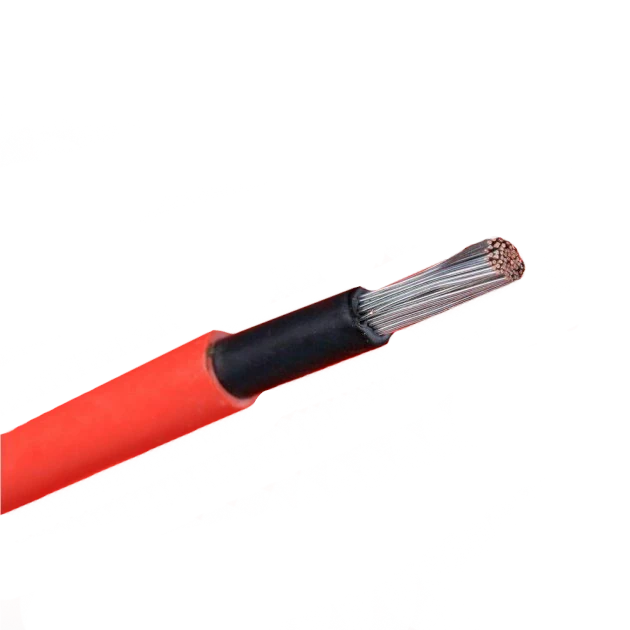 Кабель для сонячних панелей (Бухта 50 м) SOLAR H1Z2Z2-K 6 red, фото 1
