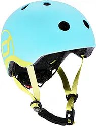 Шолом захисний дитячий Scoot and Ride, лохина, з ліхтариком, 45-51см (SR-181206-BLUEBERRY)