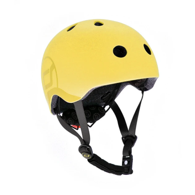 Шолом захисний дитячий Scoot and Ride, лимон, з ліхтариком, 51-53см (SR-190605-LEMON)