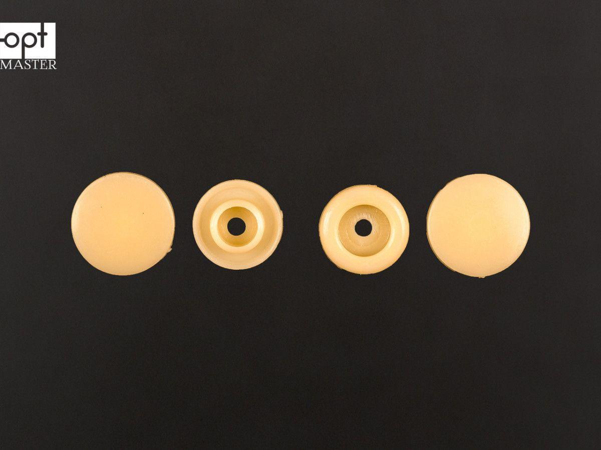 Кнопки пластикові 11.7 мм Т-5 світло-жовті D33 (1000 шт), фото 1