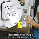 Принтер для друку етикеток та наклейок бездротовий міні принтер для телефону термопринтер для дітей, фото 11