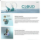 ⇒ BQEYZ Cloud (Cyan, Jeck 4.4) - динамічні навушники з LCP-діафрагмою та діапазоном 7 - 40000 Гц, фото 7