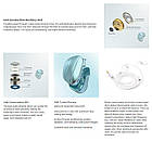 ⇒ BQEYZ Cloud (Cyan, Jeck 4.4) - динамічні навушники з LCP-діафрагмою та діапазоном 7 - 40000 Гц, фото 6