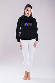 Худі утеплене унісекс Stedman з принтом БМВ  XS чорне