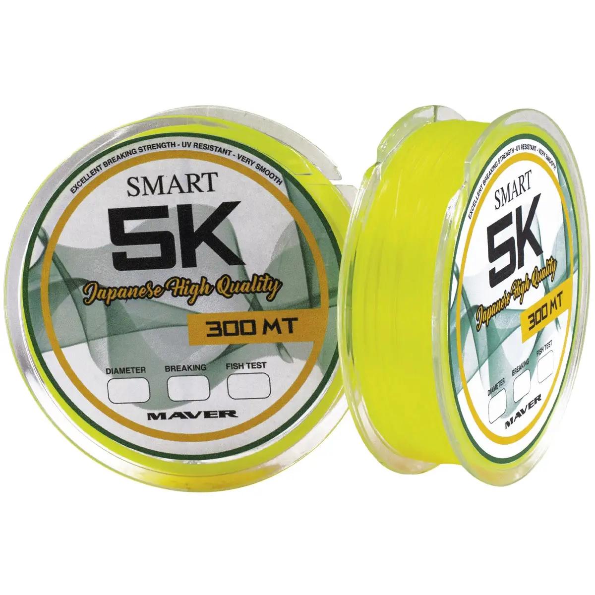 Волосінь Smart Monofilo Smart 5K 300m (yellow) 0.285mm 17lb/8.5kg, фото 1