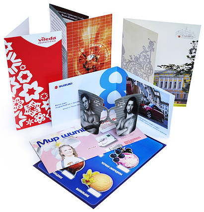 Євро брошури, каталоги комплект 50 шт, фото 1