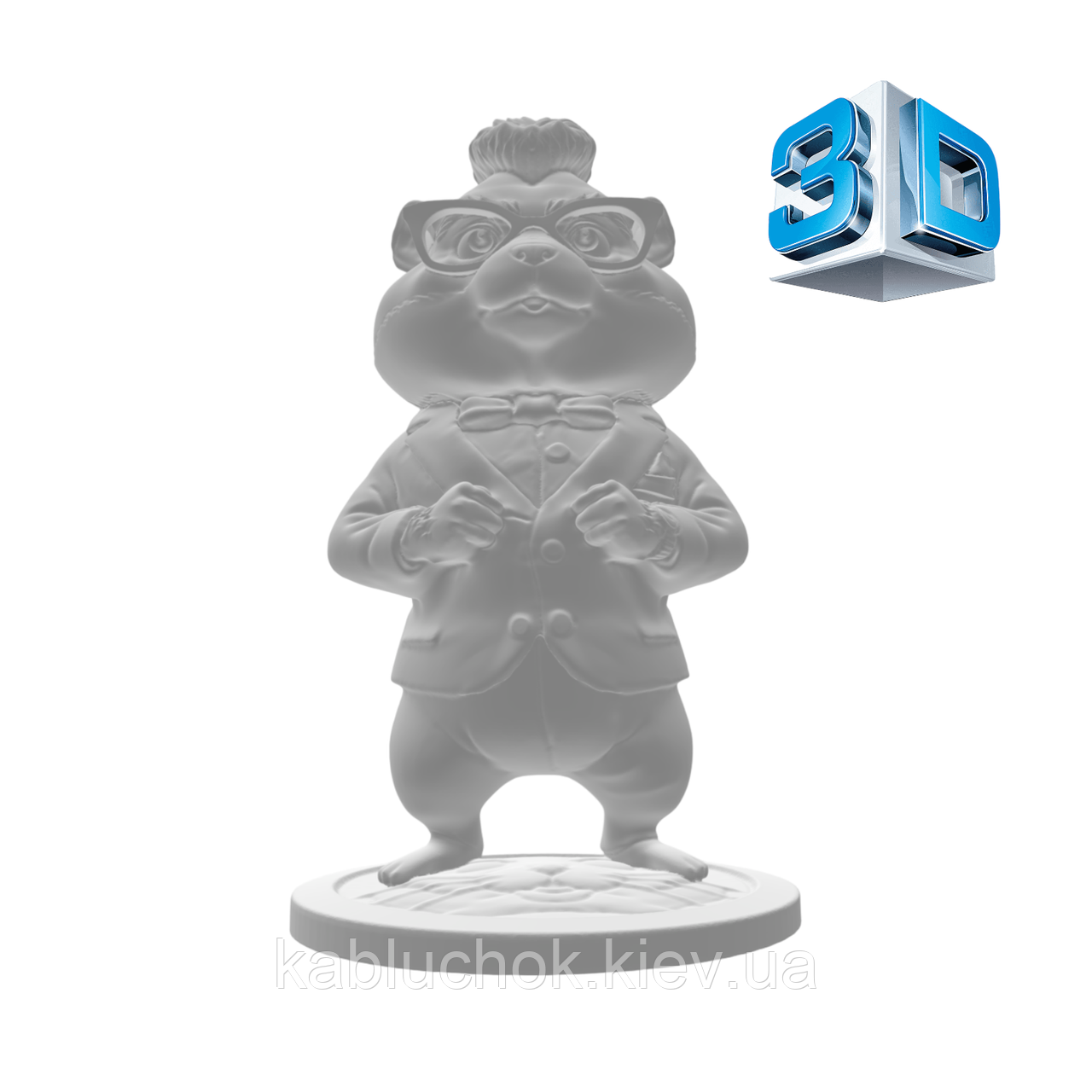 Hamster Combat Lord 3D модель шаблон