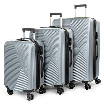Дорогенька Чемодан 31 ABS-пластик 804 Т1 silver, фото 1