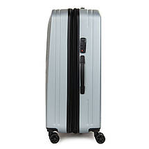 Дорогенька Чемодан 31 ABS-пластик 804 Т1 silver, фото 4