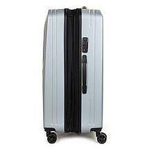 Дорогенька Чемодан 31 ABS-пластик 804 Т1 silver, фото 5