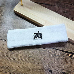 Біла пов'язка на голову Джордан Jordan Headband спортивна
