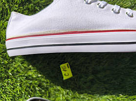 СКИДКА 46 р Білі кеди чоловічі конверси converse літні тканинні текстильні, фото 6