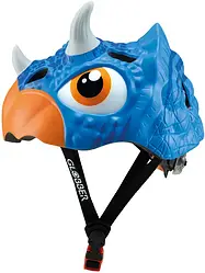 Шолом захисний дитячий GLOBBER FANTASY, трицератоп, з ліхтариком, 49-55см (605-100)