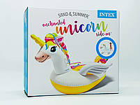 Надувной плот Intex "Единорог" 198*140*102 см с ручками 57561, фото 2