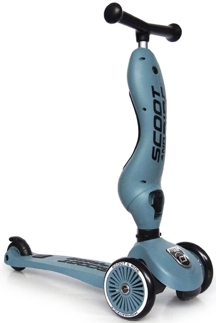 Самокат Scoot and Ride серії Highwaykick-1 сіро-синій, до 3 років/20 кг (SR-160629-STEEL)