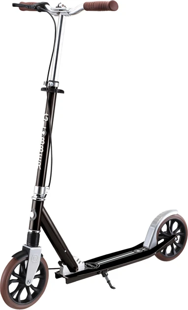 Самокат GLOBBER серії NL205 DELUXE, з ручним гальмом, чорний, 100кг, 8+ (685-120)