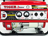 Генератор бензиновий однофазний 2.5-2.7 кВт Tiger EC3500AS, фото 2