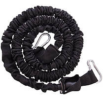 Повідець-амортизатор SP-Planeta 1,2м з рукоятками для силових тренувань, фото 2