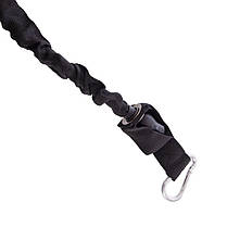 Повідець-амортизатор SP-Planeta 1,2м з рукоятками для силових тренувань, фото 3