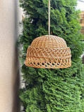 Плетений світильник-абажур d-40см,  з лози. Арт:1272, фото 6