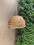 Плетений світильник-абажур d-40см,  з лози. Арт:1272, фото 4