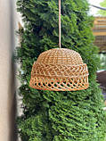 Плетений світильник-абажур d-40см,  з лози. Арт:1272, фото 2