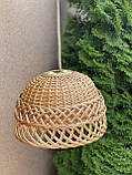 Плетений світильник-абажур d-40см,  з лози. Арт:1272, фото 7