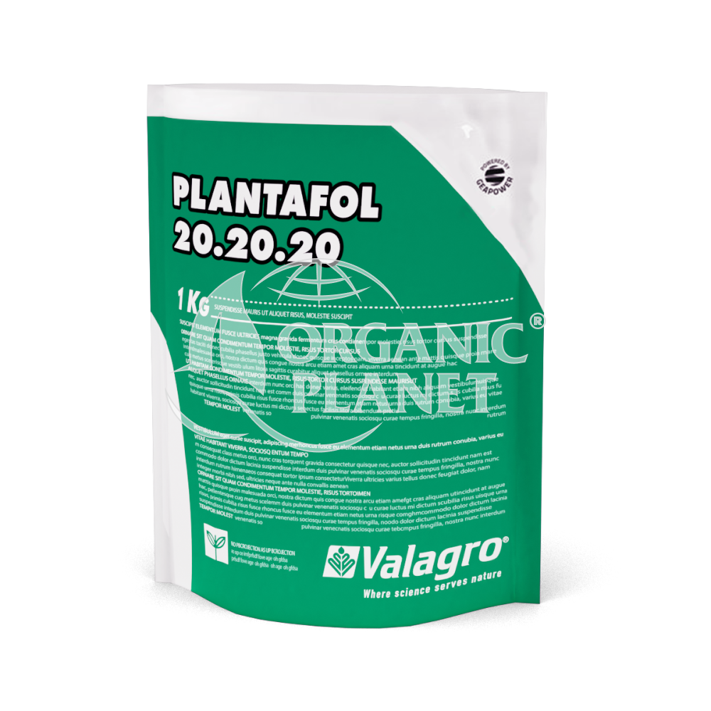 Добриво Plantafol (Плантафол) NPK 20-20-20, Valagro,1 кг