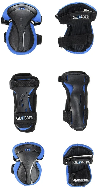 Комплект захисний дитячий GLOBBER, синій, для дитини до 25кг (540-100)