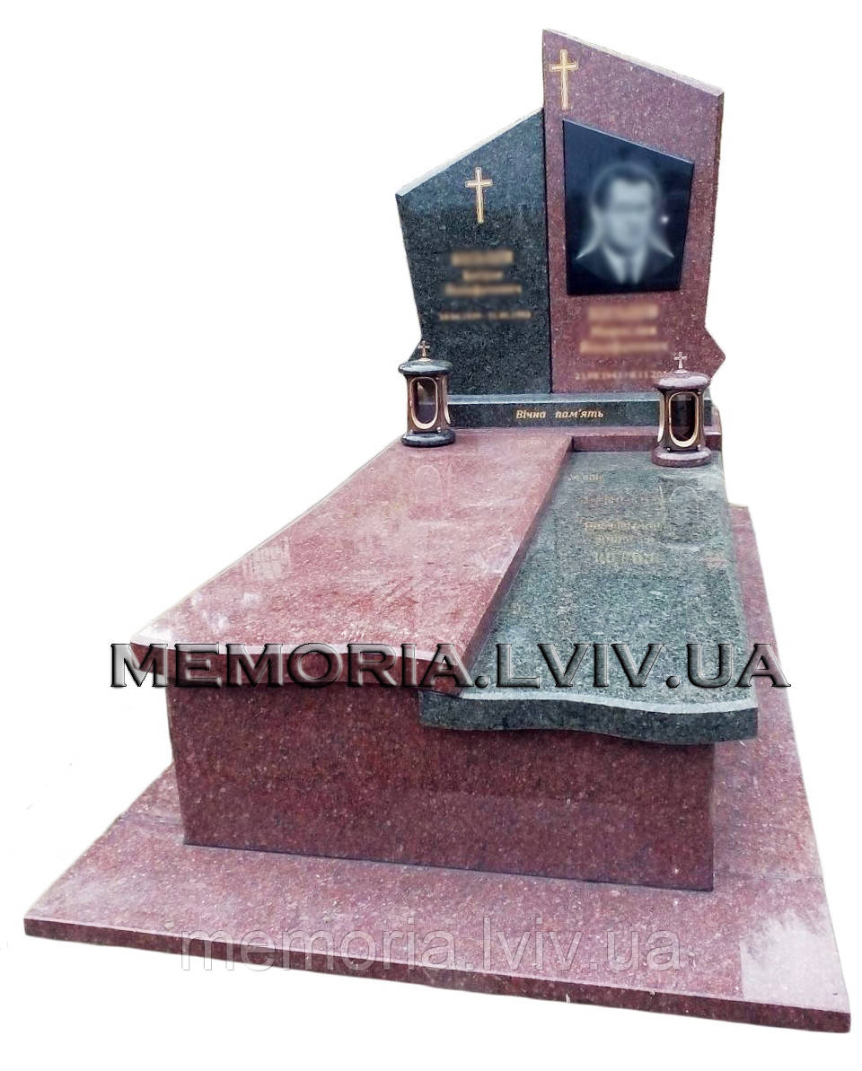 Одинарний гранітний пам'ятник 1111