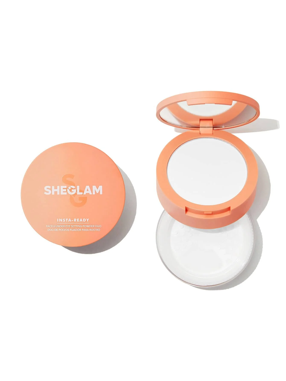 Матуюча пудра Sheglam Insta-Ready Face & Under Eye Setting Powder Duo - Translucent, фото 1