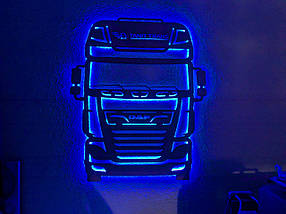 Панно декоративне картина на стіну DAF LED 16 кольорів телефон 760х900 acr-p000181, фото 2