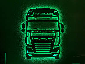 Панно декоративне картина на стіну DAF LED 16 кольорів телефон 760х900 acr-p000181, фото 5