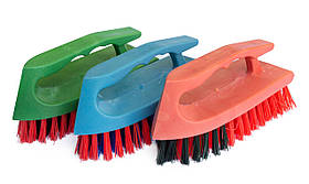 Щітка прасок мала жорстка №2 пластикова колодка 13*4.5 см (ворс 2.7 см, 5 рядів) (ПП КВВ)