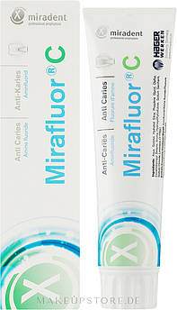 Mirafluor C зубна паста з амінофторидами 100мл. Мірафлер miradent мірадент