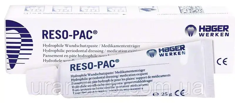 Адгезивна захисна ранова пов'язка на основі целюлози Reso-Pac ресопак резопак
