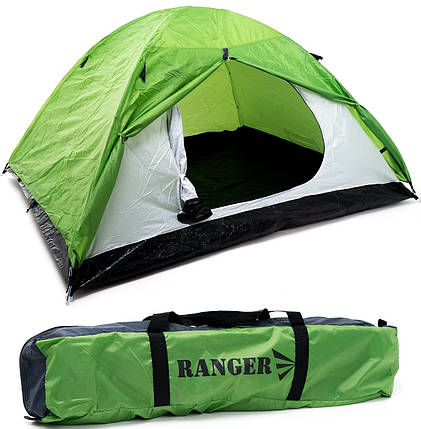 Туристичний чотиримісний намет Ranger Scout 4 (Green), фото 1