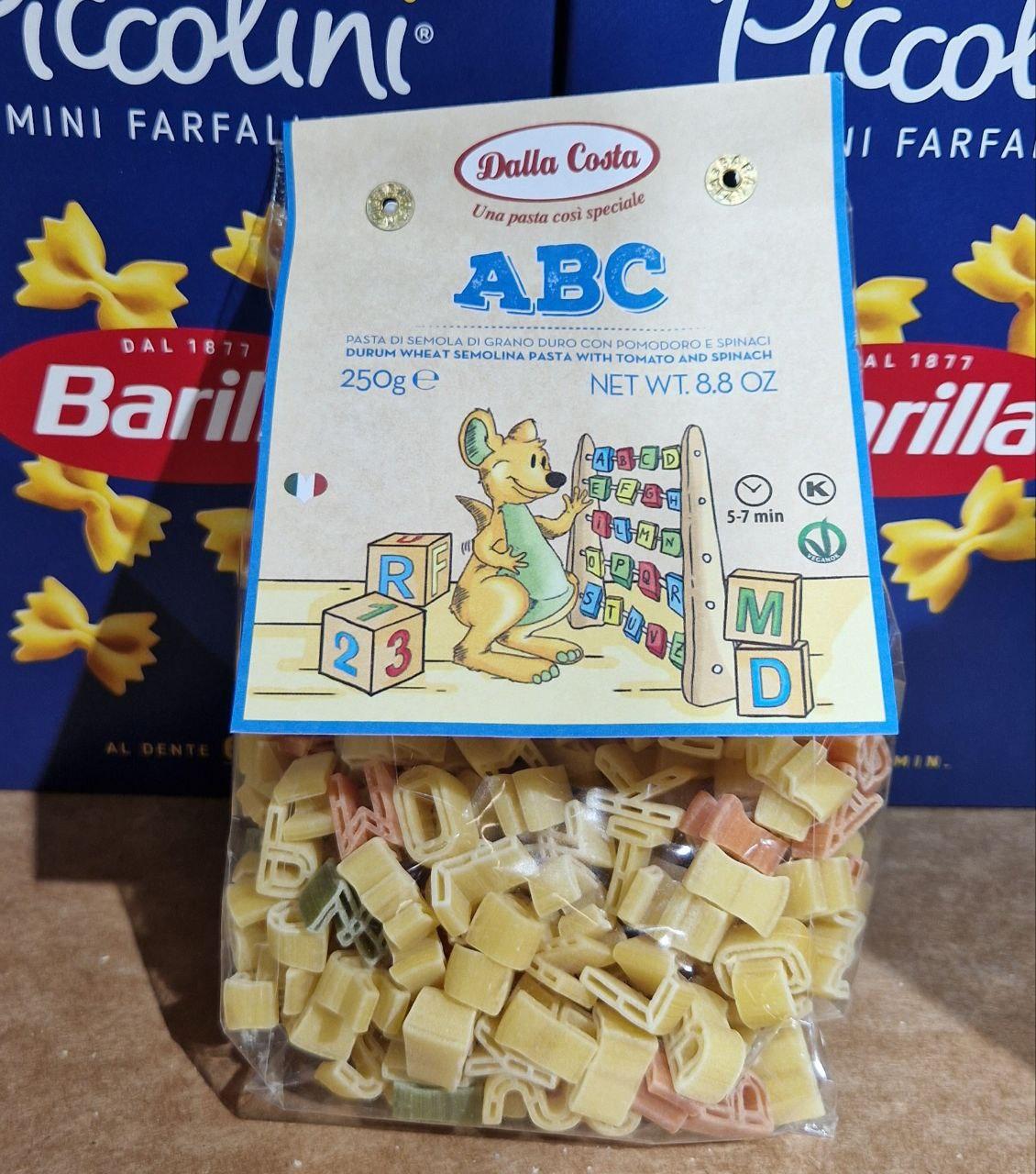 Дитячі макарони Dalla Costa ABC 250 г., фото 1
